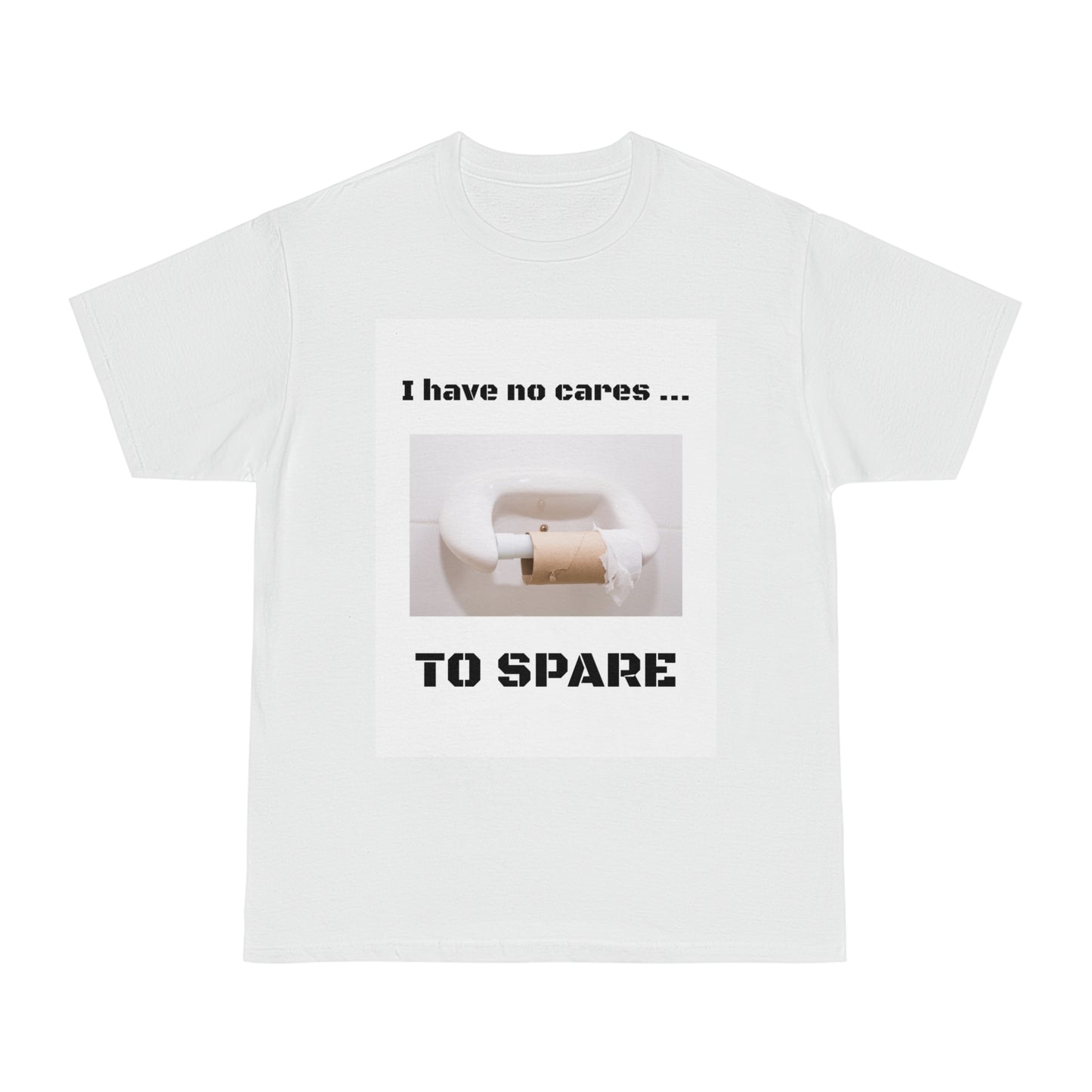 T-shirt Men's Not a Care to Spare Design
